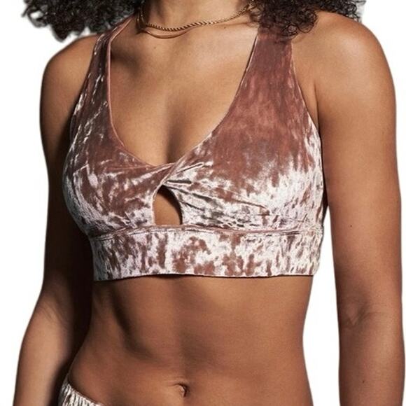 Oasis Crushed Velour Twist beautiful Sports Bra Sz 4x out of stock item NET - Picture 4 of 7